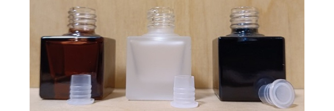 Цветные флаконы