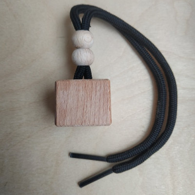 Крышка Куб, шнур черный для стеклянного флакона