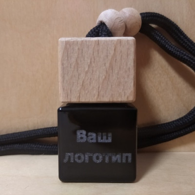 Стеклянный флакон для автомобильного ароматизатора с индивидуальным логотипом 